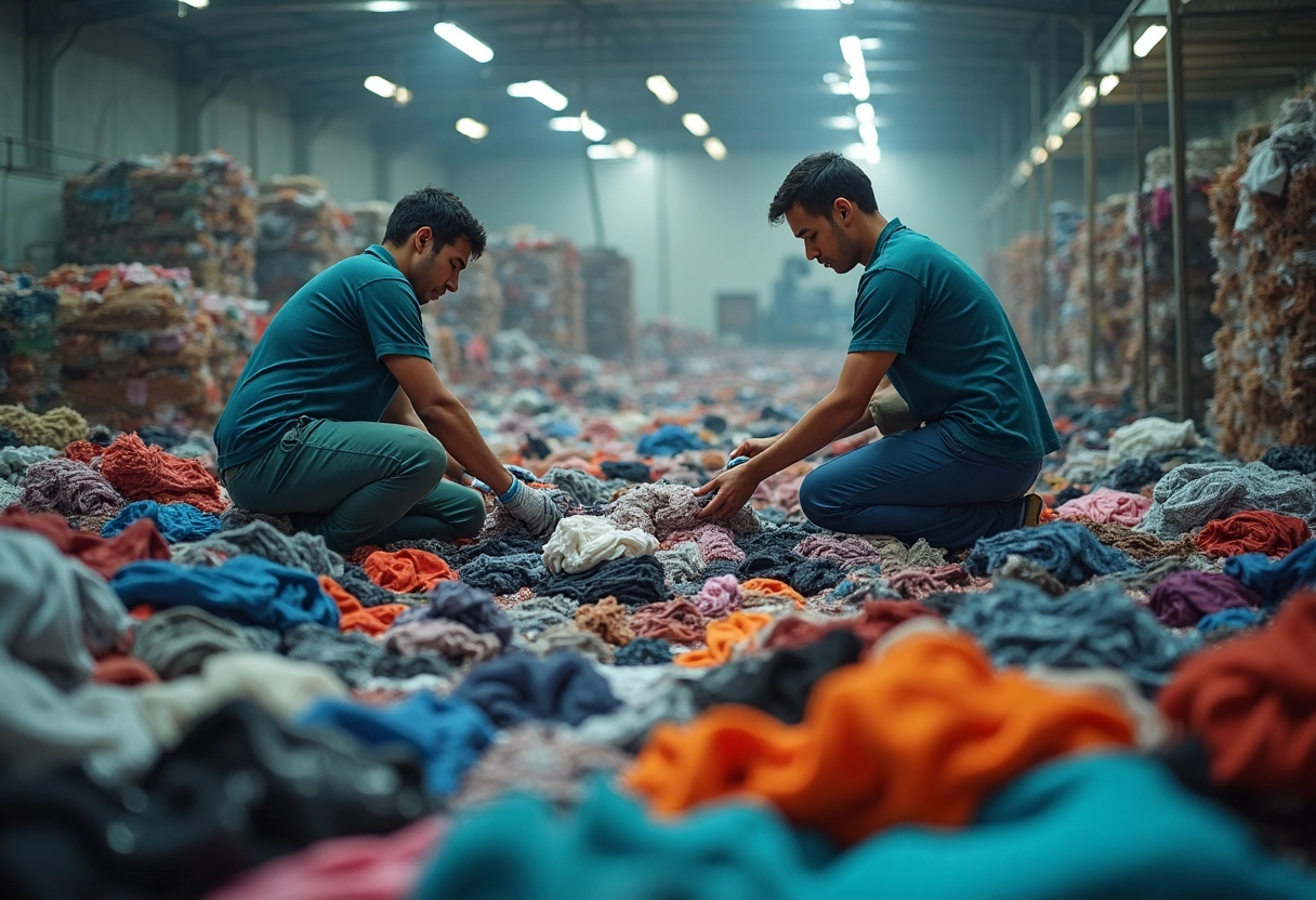 déchets textiles